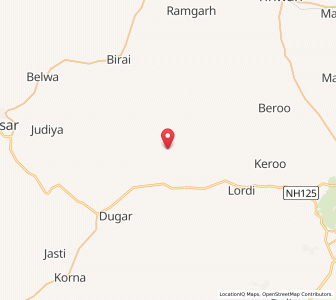 Map of Baorli, Rajasthan