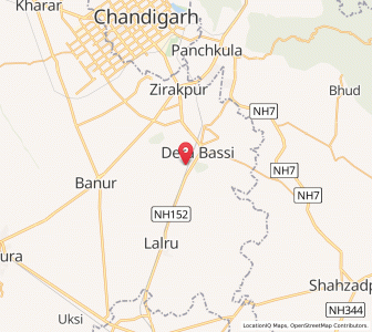 Map of Baqarpura, Punjab