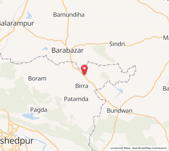 Map of Bara Bangurda, Jharkhand