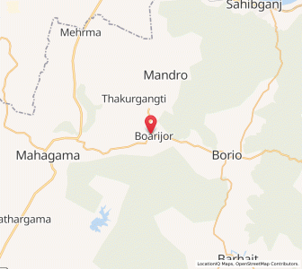Map of Bara Boarijor, Jharkhand