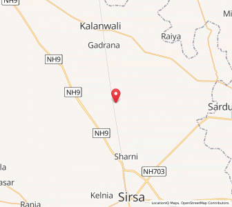 Map of Bara Gudha, Haryana