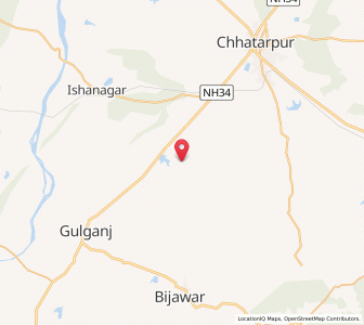 Map of Bara ka Purwa, Madhya Pradesh