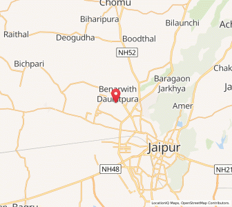 Map of Bara Kiranwali Dhani, Rajasthan