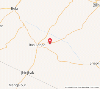 Map of Bara Math, Uttar Pradesh