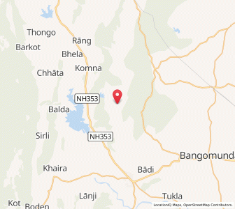 Map of Barabanki, Chhattisgarh