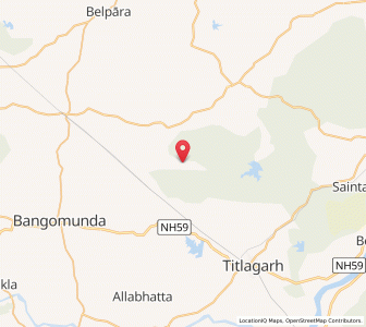 Map of Barabondh, Odisha