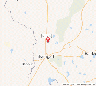 Map of Baragaon Khurd, Madhya Pradesh