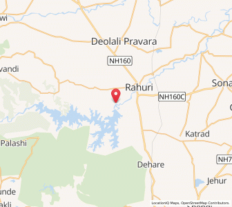 Map of Baragaon Nandur, Maharashtra