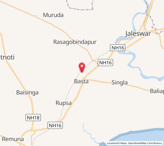 Map of Baramaria, Odisha