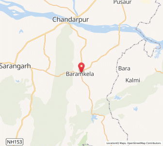 Map of Baramkela, Chhattisgarh