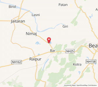 Map of Baranthia Kalan, Rajasthan