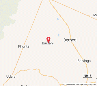 Map of Barasahi, Odisha