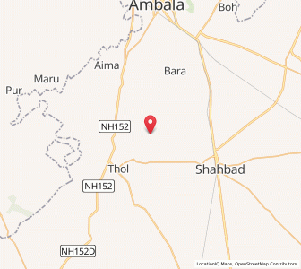 Map of Baraula, Haryana