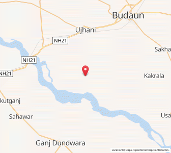 Map of Baraura, Uttar Pradesh