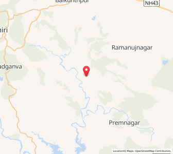 Map of Barbaspur, Chhattisgarh