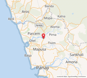 Map of Bardez, Goa