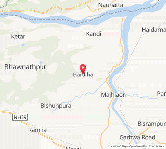 Map of Bardiha, Jharkhand