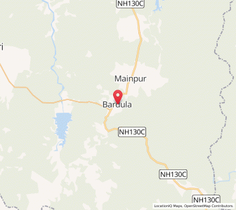 Map of Bardula, Chhattisgarh