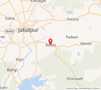 Map of Barela, Madhya Pradesh
