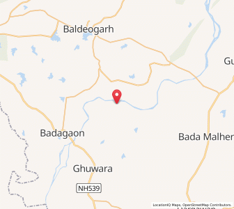 Map of Barelakhera, Madhya Pradesh