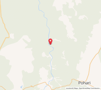 Map of Barer, Madhya Pradesh