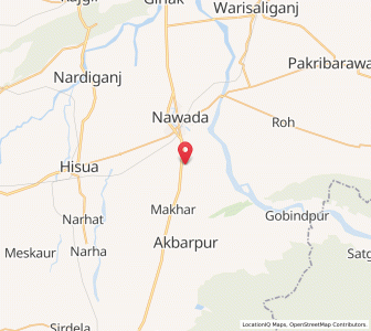 Map of Barew, Bihar