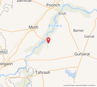 Map of Bargahna, Uttar Pradesh