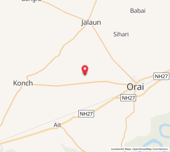 Map of Barha Jalaun, Uttar Pradesh