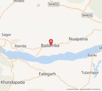 Map of Barhamba, Odisha