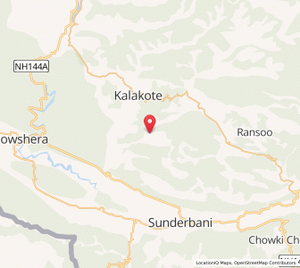 Map of Barhoi, Kashmir
