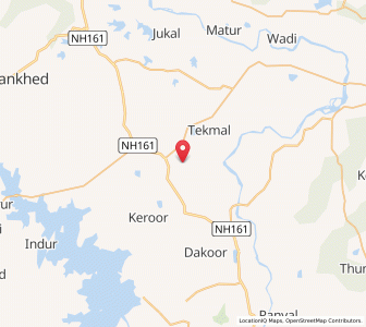 Map of Baridpur, Andhra Pradesh