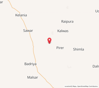 Map of Barjangsar, Rajasthan
