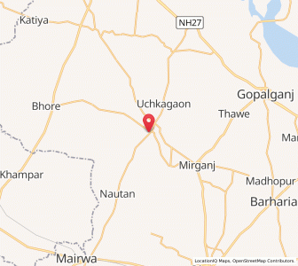 Map of Barka Gaon, Bihar
