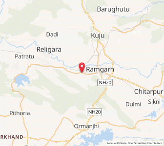 Map of Barka Kana, Jharkhand