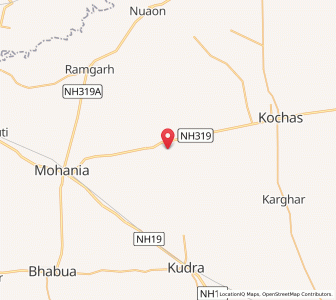 Map of Barka Katra, Bihar