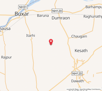Map of Barkagaon, Bihar