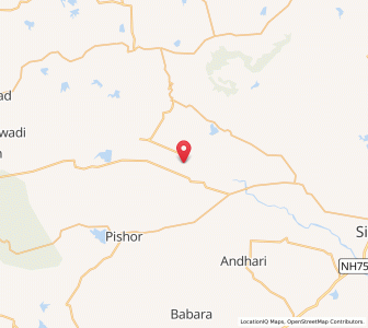 Map of Barkatpur, Maharashtra