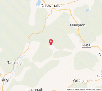 Map of Barkola, Odisha