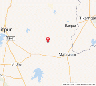 Map of Baro, Uttar Pradesh