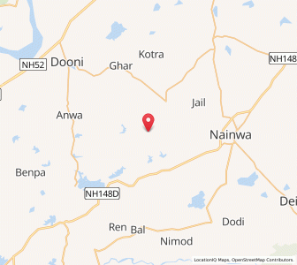 Map of Baroli, Rajasthan