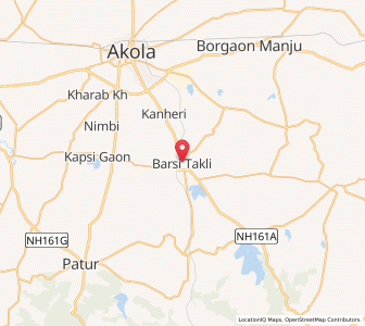 Map of Barsi Takli, Maharashtra