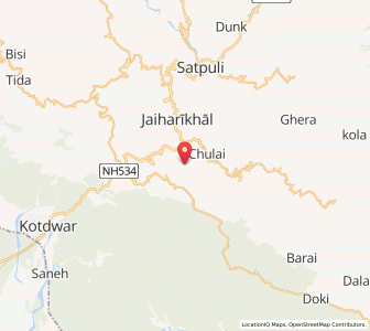 Map of Barswar, Uttarakhand