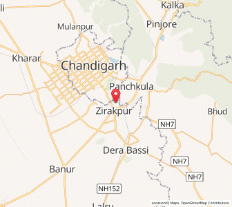 Map of Bartana, Punjab