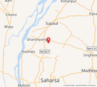 Map of Baruari, Bihar