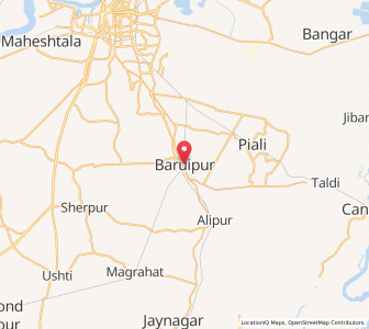 Map of Baruipur, West Bengal