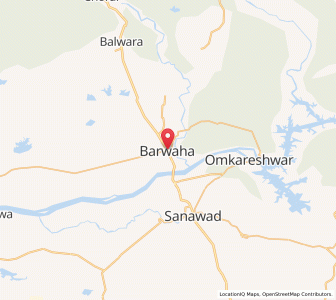 Map of Barwah, Madhya Pradesh