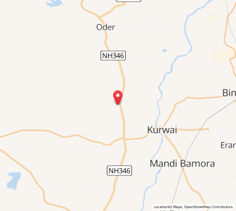 Map of Barwahi, Madhya Pradesh