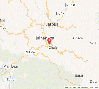 Map of Baryon, Uttarakhand