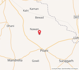 Map of Bas Govindsingh, Rajasthan