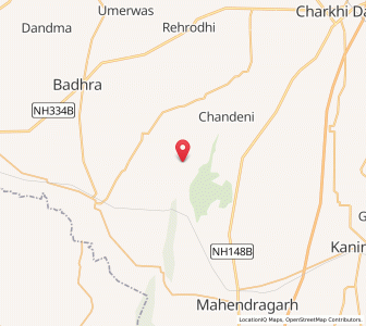 Map of Bas Khurd, Haryana